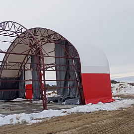 Склад для хранения и ремонта автотехники 40х24х10 м. Ханты-Мансийский автономный округ